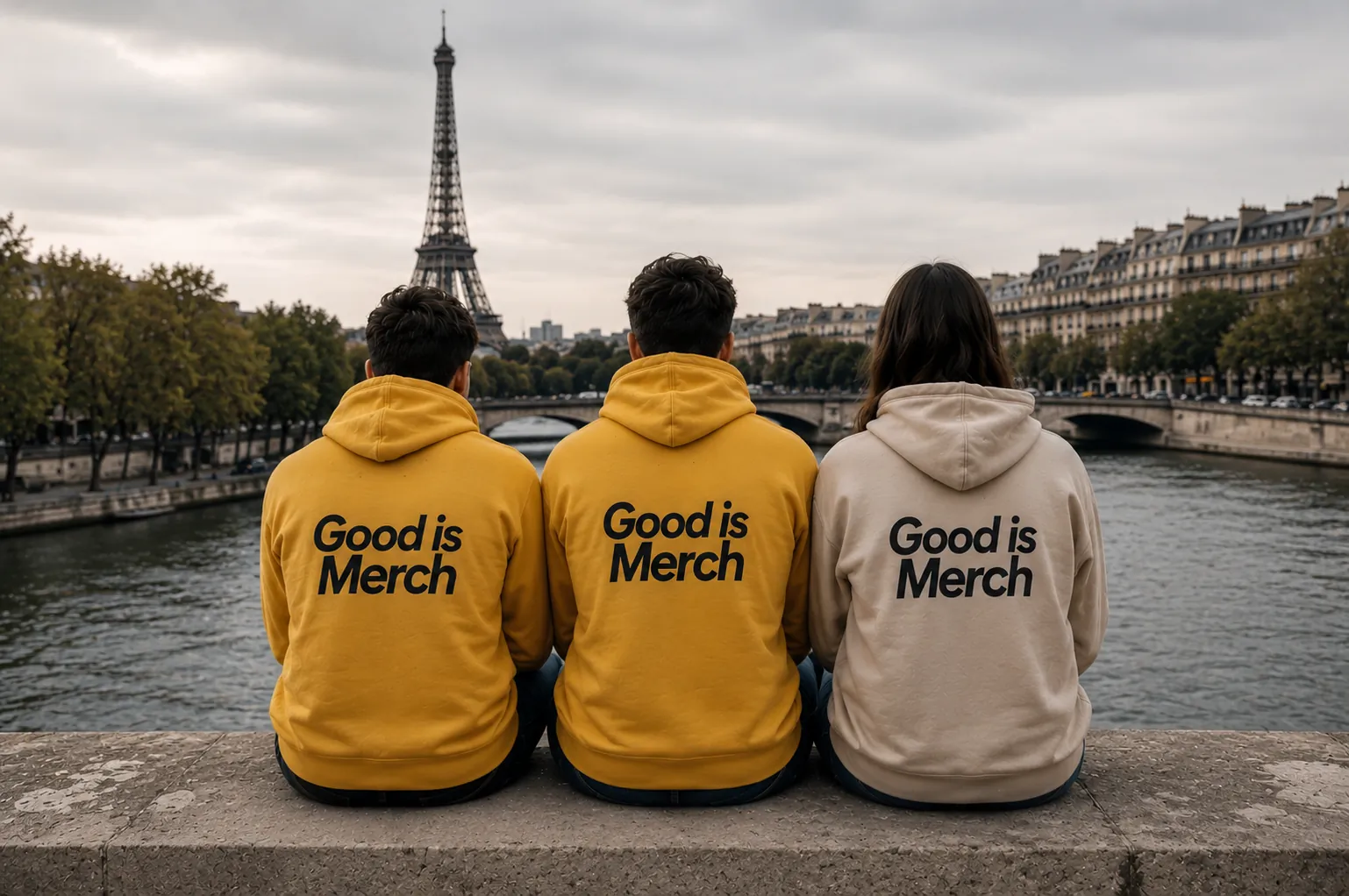 Équipe Good is Merch en hoodies